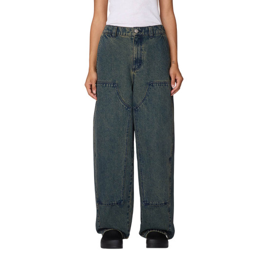 Obey Γυναικείο παντελόνι Leah III Baggy Double Knee Denim